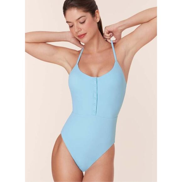 Andie Swim The Snap One Piece in Hydrangea S NWT - Picture 1 of 4